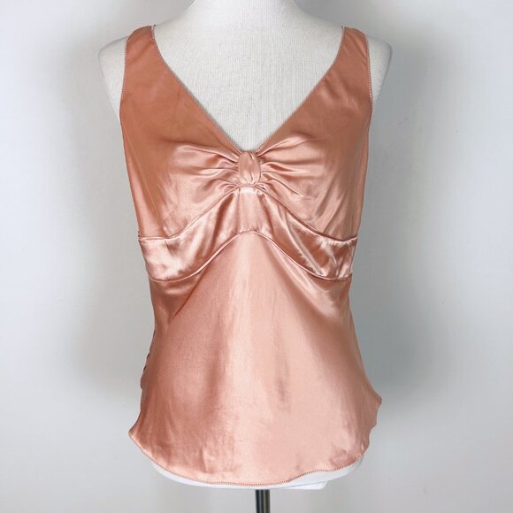 Y2K The Limited Mauve Pink Silk Sleeveless Top Blouse Size Medium Women's - Picture 1 of 4